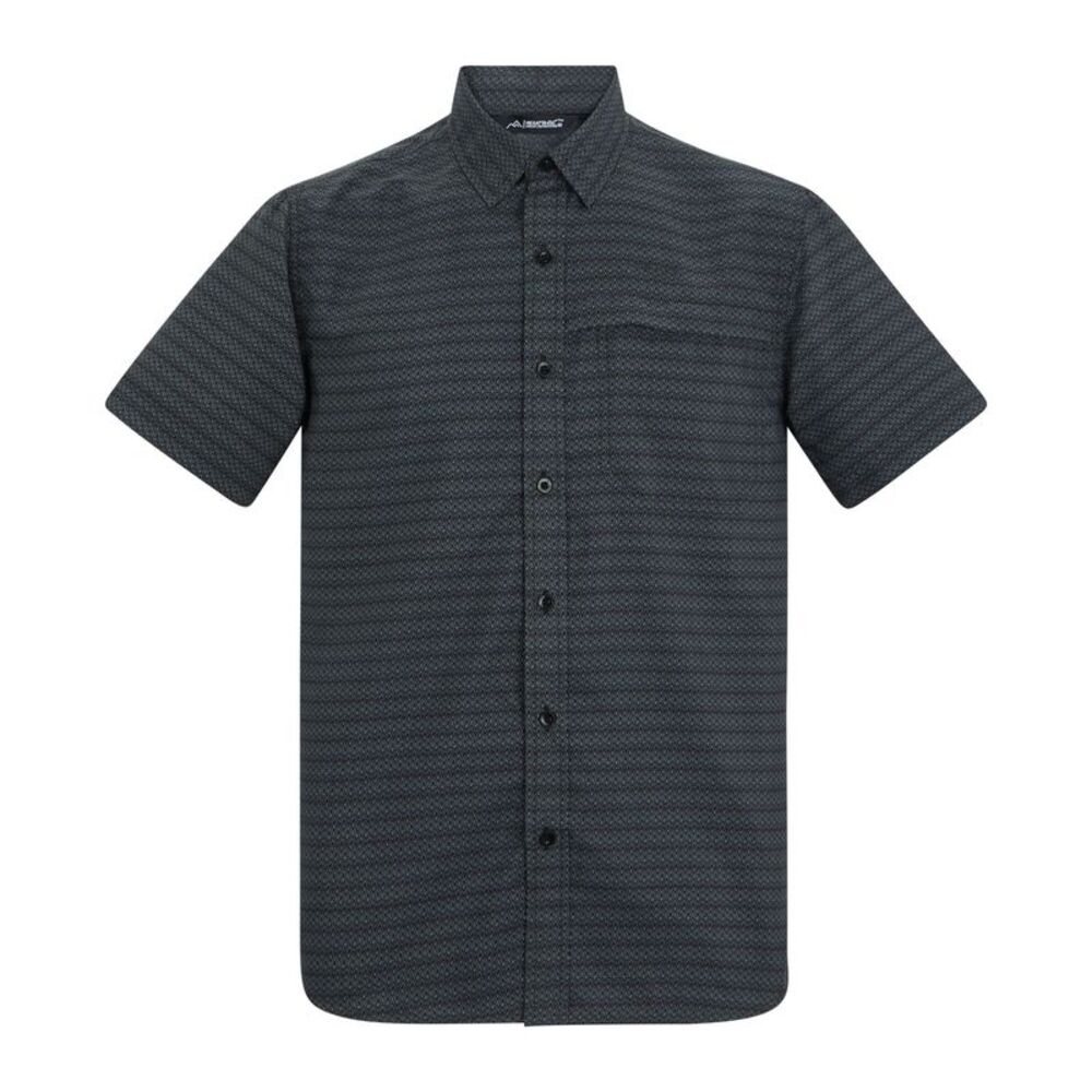 Regatta Mens Mindano Triangle Short-Sleeved Shirt / Dark Storm